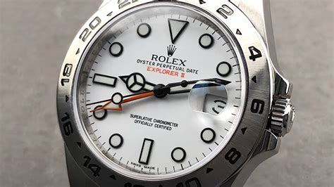 rolex explorer ii blue lume|the rolex explorer review.